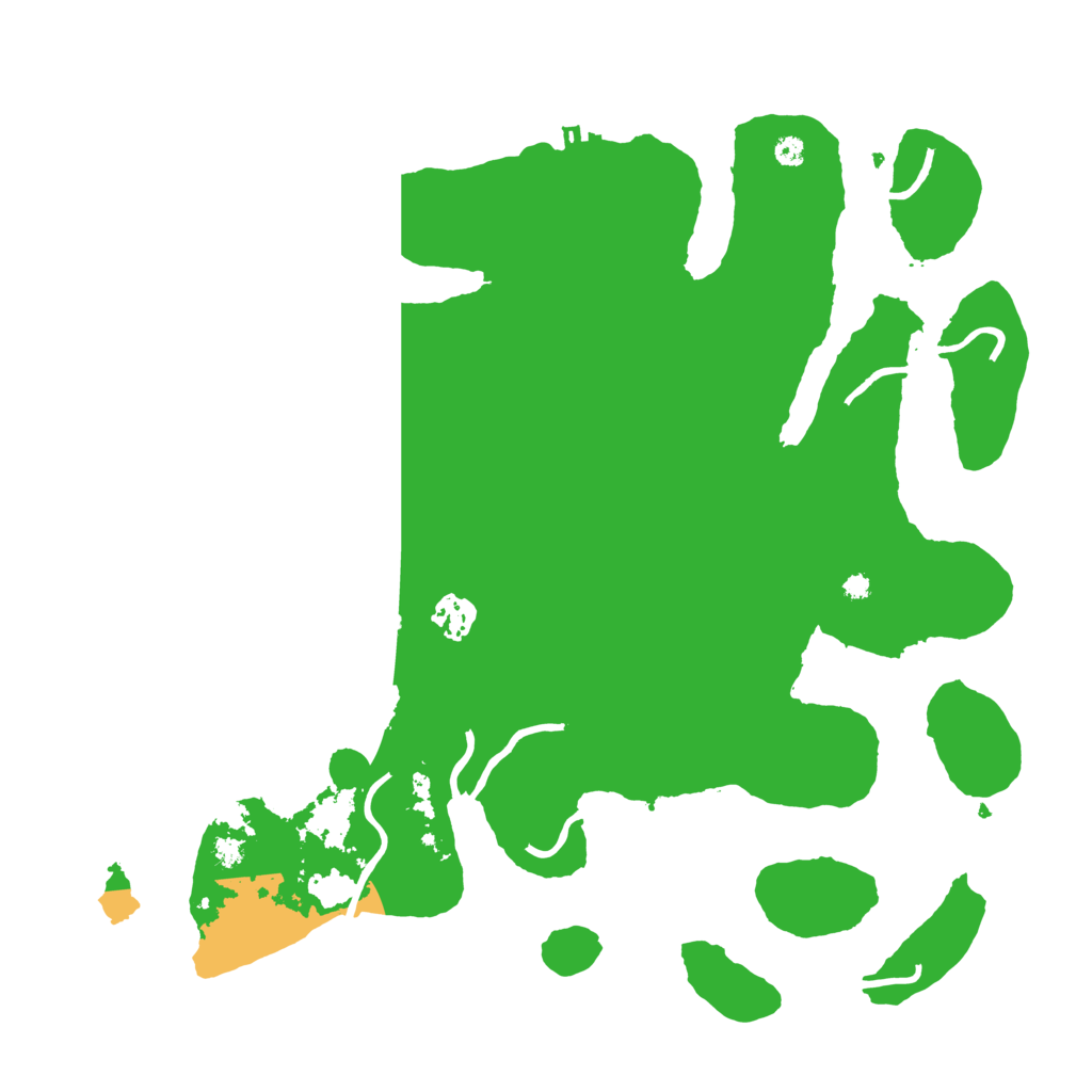 Biome Rust Map: Procedural Map, Size: 3750, Seed: 9189