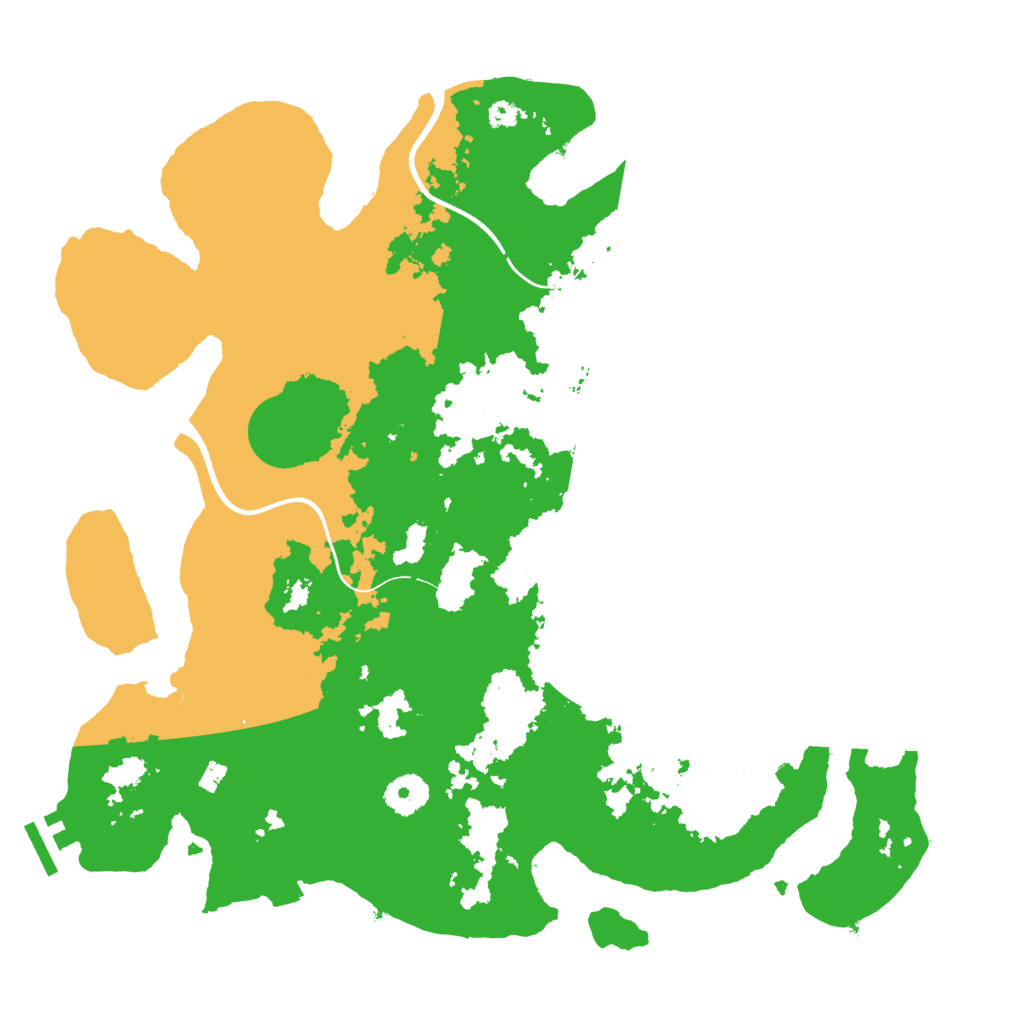 Biome Rust Map: Procedural Map, Size: 3700, Seed: 166926706