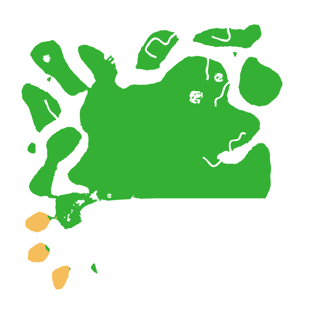 Biome Rust Map: Procedural Map, Size: 3501, Seed: 7125678