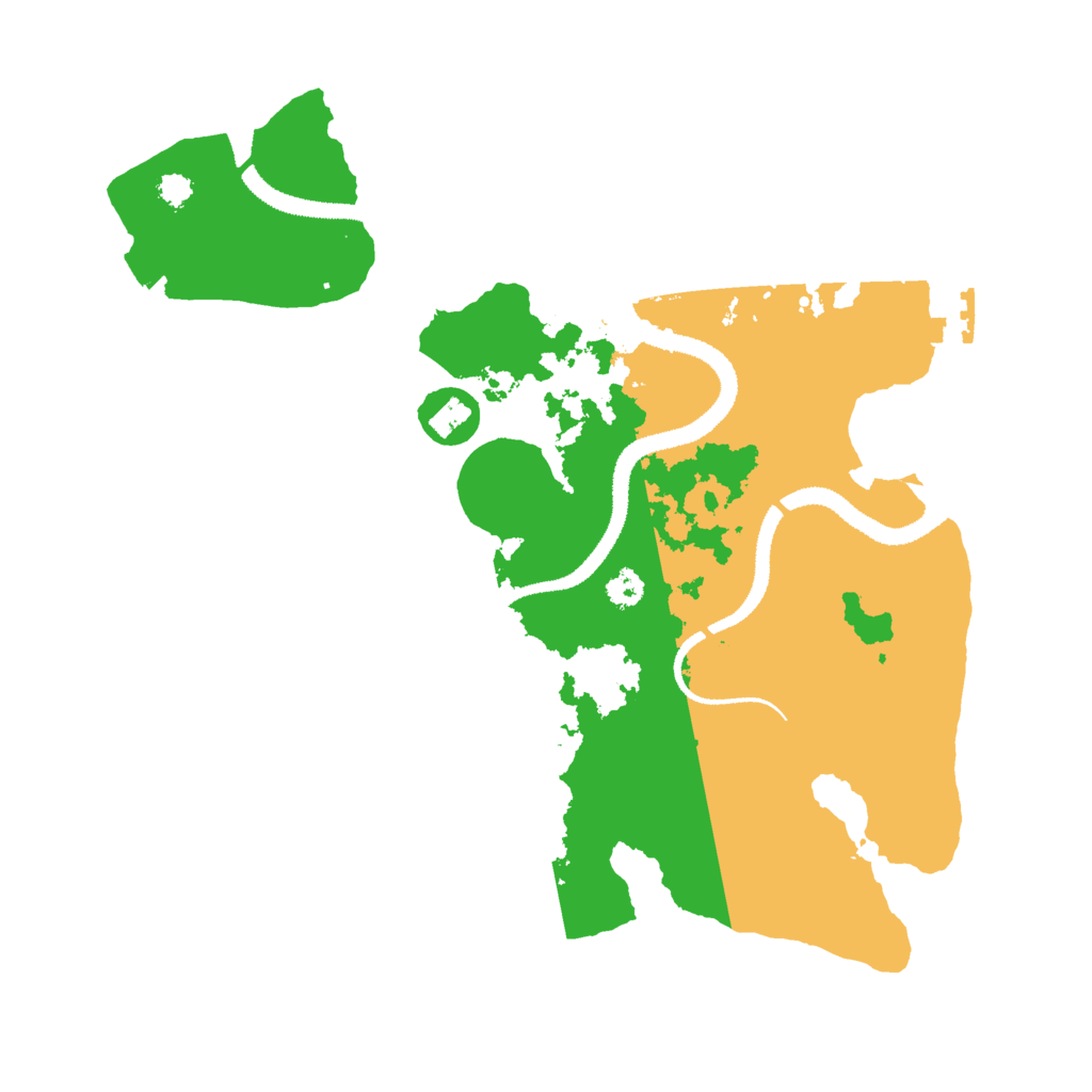 Biome Rust Map: Procedural Map, Size: 3000, Seed: 1101267101