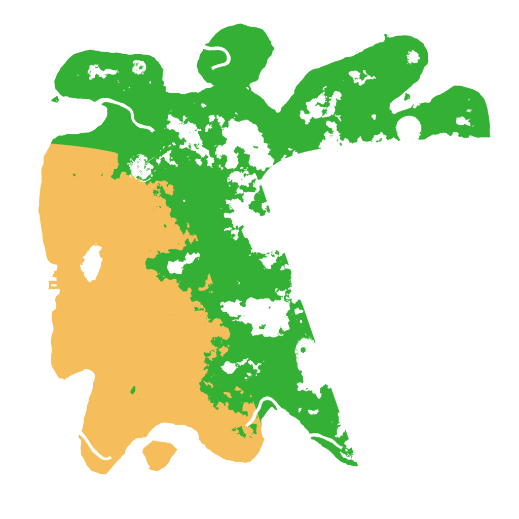 Biome Rust Map: Procedural Map, Size: 3700, Seed: 537474361