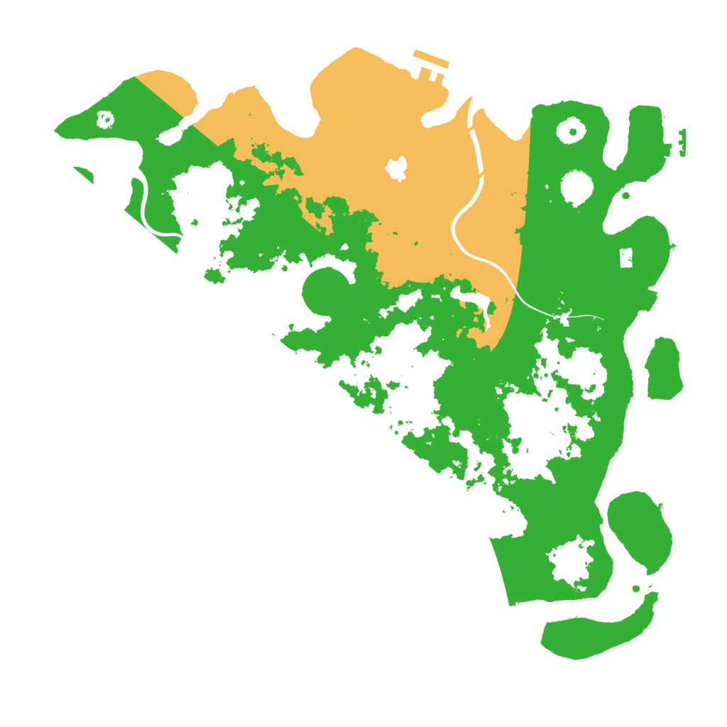 Biome Rust Map: Procedural Map, Size: 4000, Seed: 351990