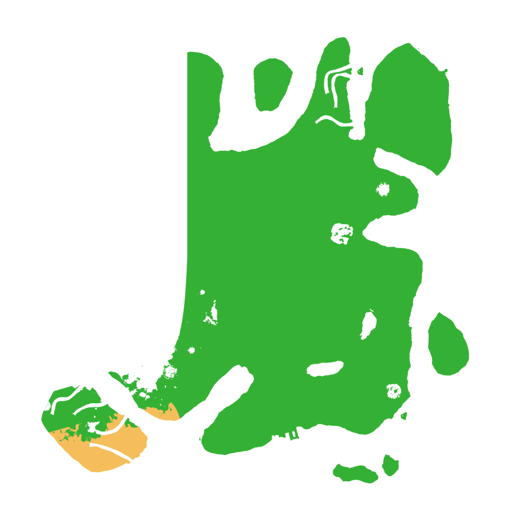 Biome Rust Map: Procedural Map, Size: 3500, Seed: 533378472