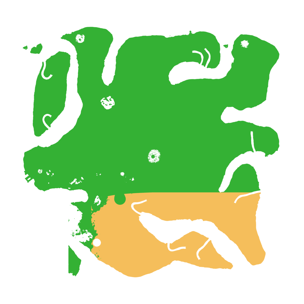 Biome Rust Map: Procedural Map, Size: 3500, Seed: 582436