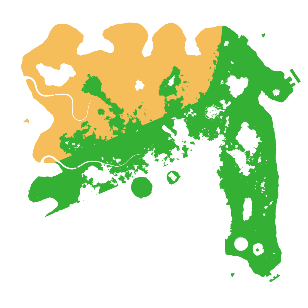 Biome Rust Map: Procedural Map, Size: 4000, Seed: 1266392053