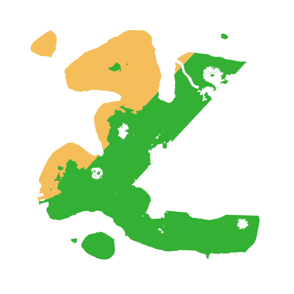 Biome Rust Map: Procedural Map, Size: 2500, Seed: 301670002