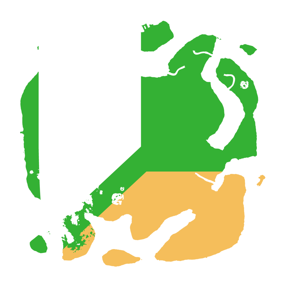 Biome Rust Map: Procedural Map, Size: 3550, Seed: 51661