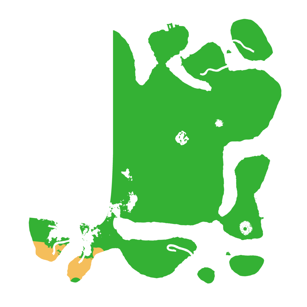 Biome Rust Map: Procedural Map, Size: 3550, Seed: 885946