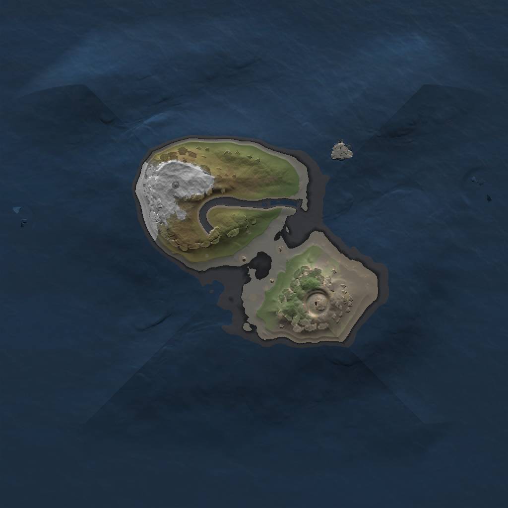 Rust Map: Procedural Map, Size: 1300, Seed: 6, 4 Monuments