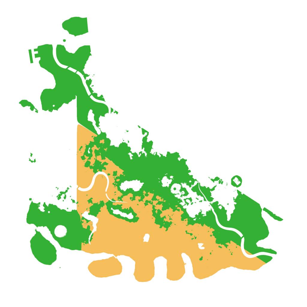 Biome Rust Map: Procedural Map, Size: 4500, Seed: 932536214