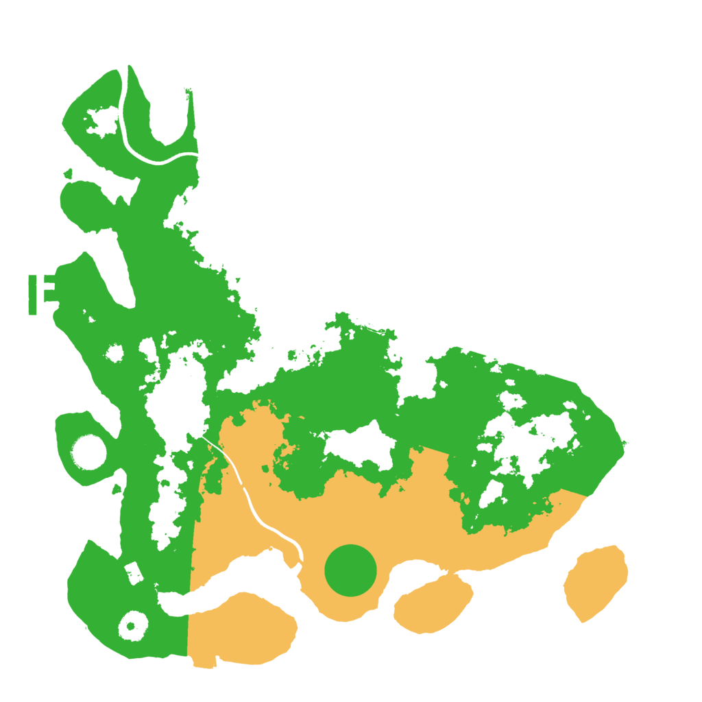 Biome Rust Map: Procedural Map, Size: 3550, Seed: 215637