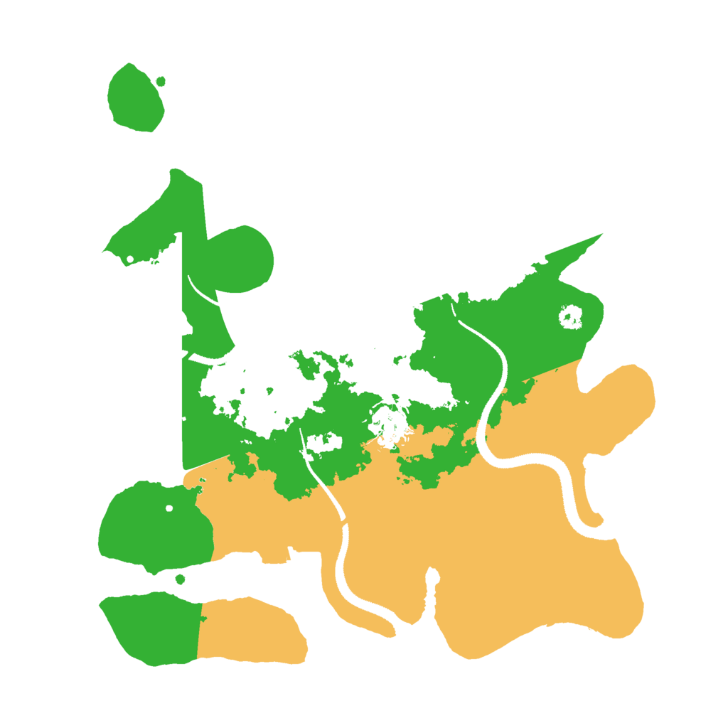 Biome Rust Map: Procedural Map, Size: 3000, Seed: 11934210