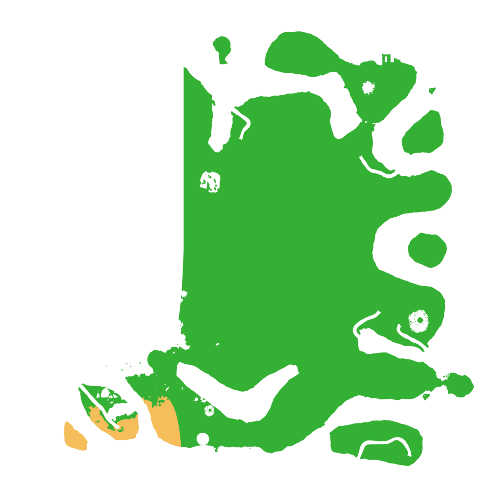 Biome Rust Map: Procedural Map, Size: 3550, Seed: 408639