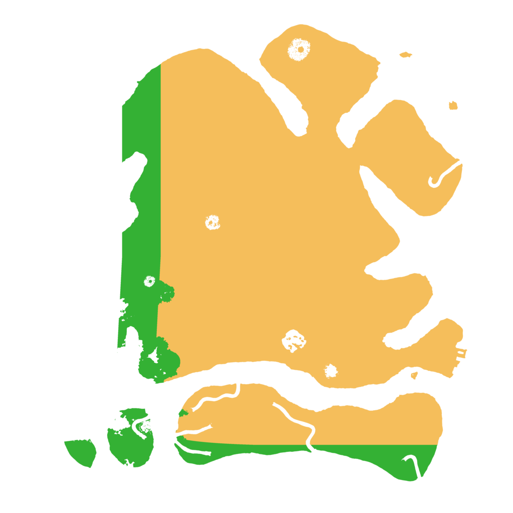 Biome Rust Map: Procedural Map, Size: 3500, Seed: 1539741519