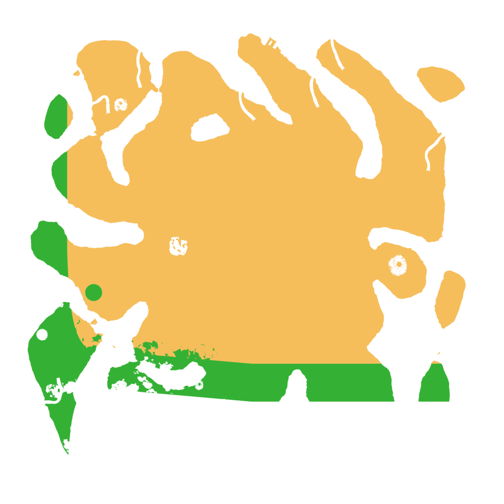 Biome Rust Map: Procedural Map, Size: 3950, Seed: 199273605