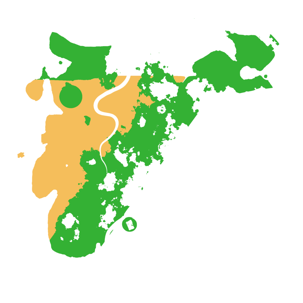 Biome Rust Map: Procedural Map, Size: 3500, Seed: 2088818912
