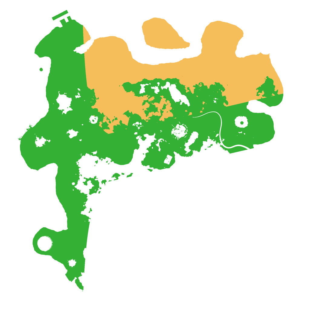 Biome Rust Map: Procedural Map, Size: 3700, Seed: 1330993249