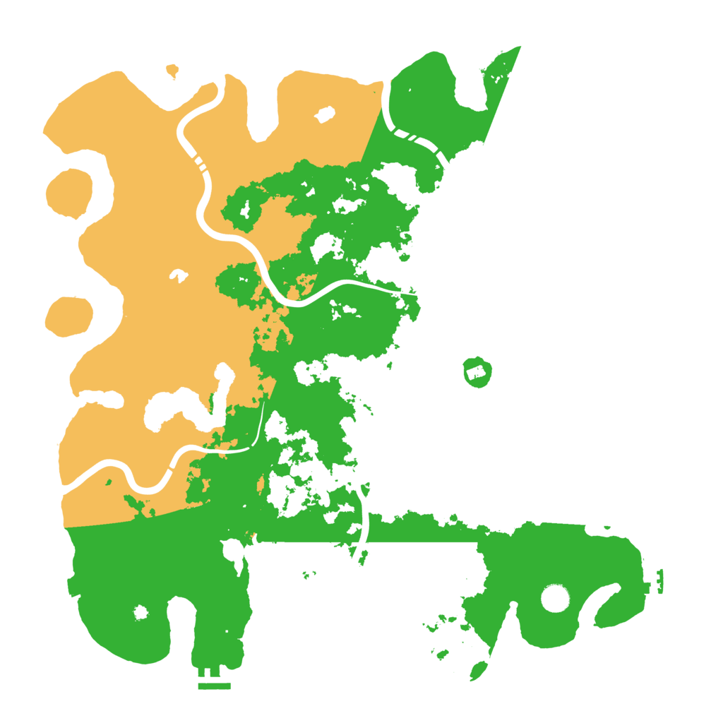 Biome Rust Map: Procedural Map, Size: 4500, Seed: 2039577685