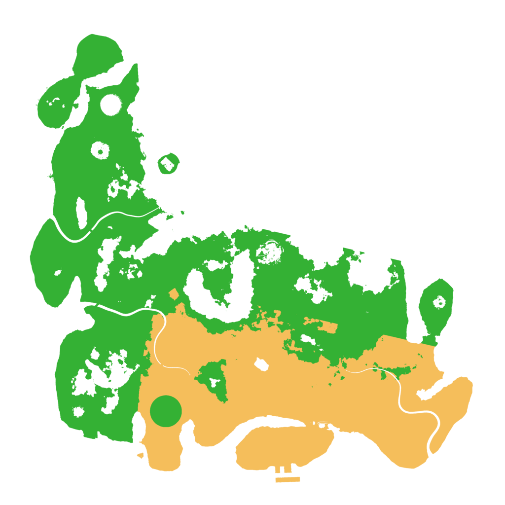 Biome Rust Map: Procedural Map, Size: 4200, Seed: 7265678