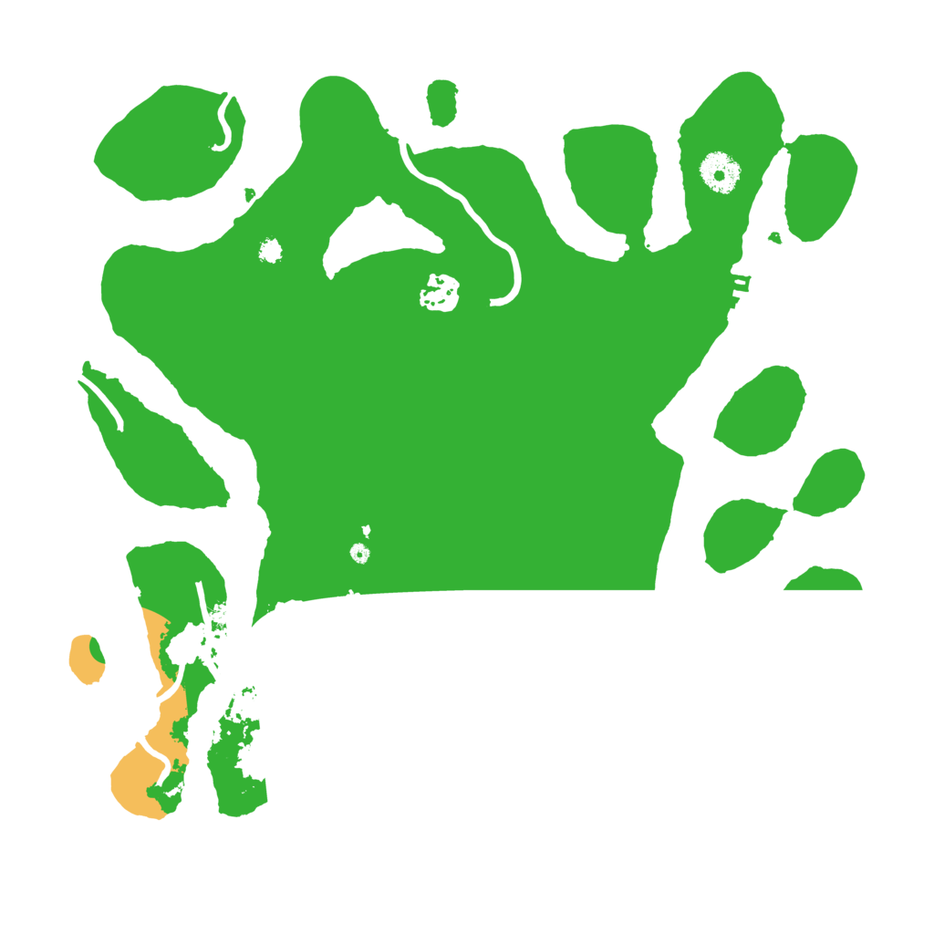 Biome Rust Map: Procedural Map, Size: 3550, Seed: 155053