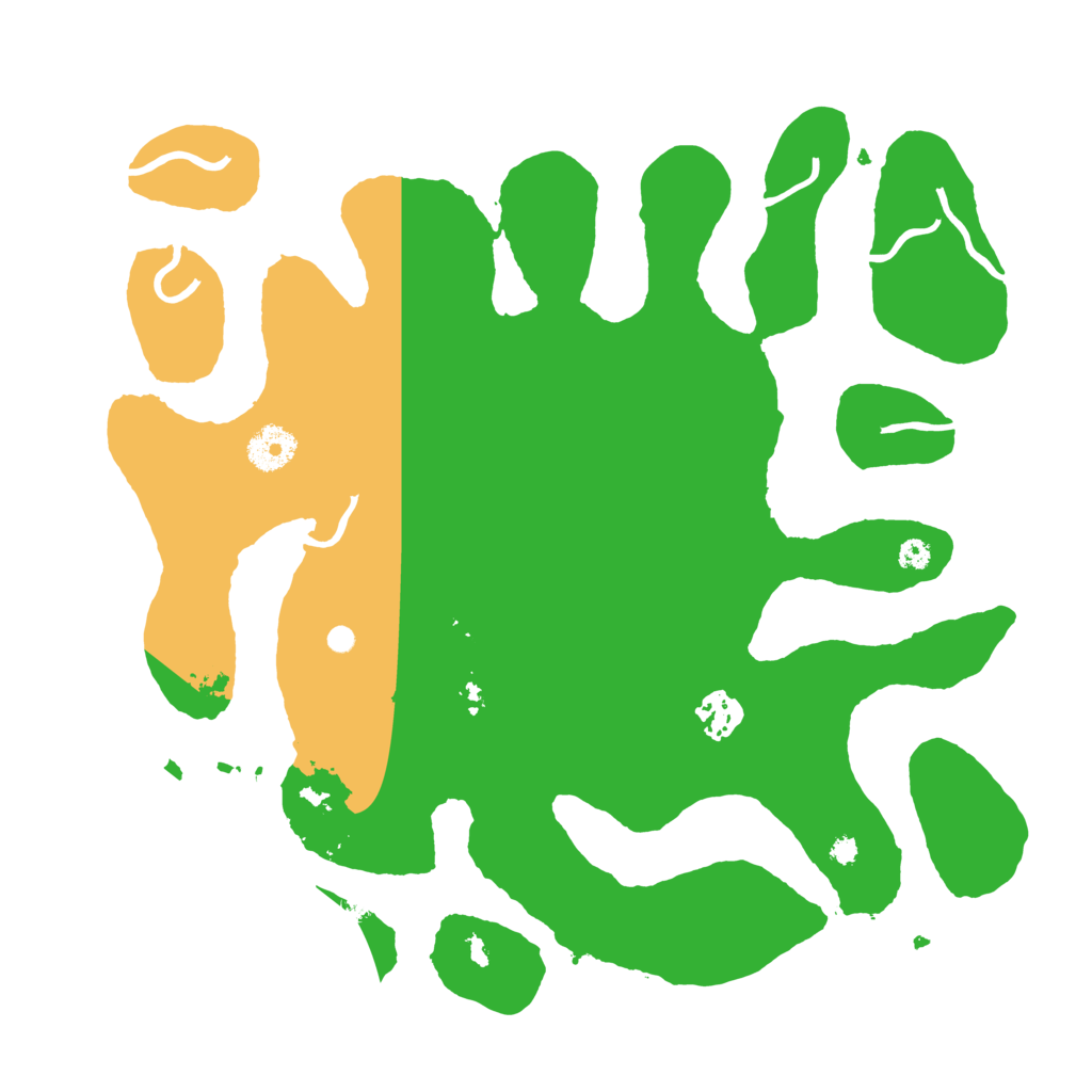 Biome Rust Map: Procedural Map, Size: 3550, Seed: 766777