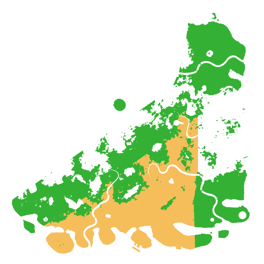 Biome Rust Map: Procedural Map, Size: 6000, Seed: 200175654
