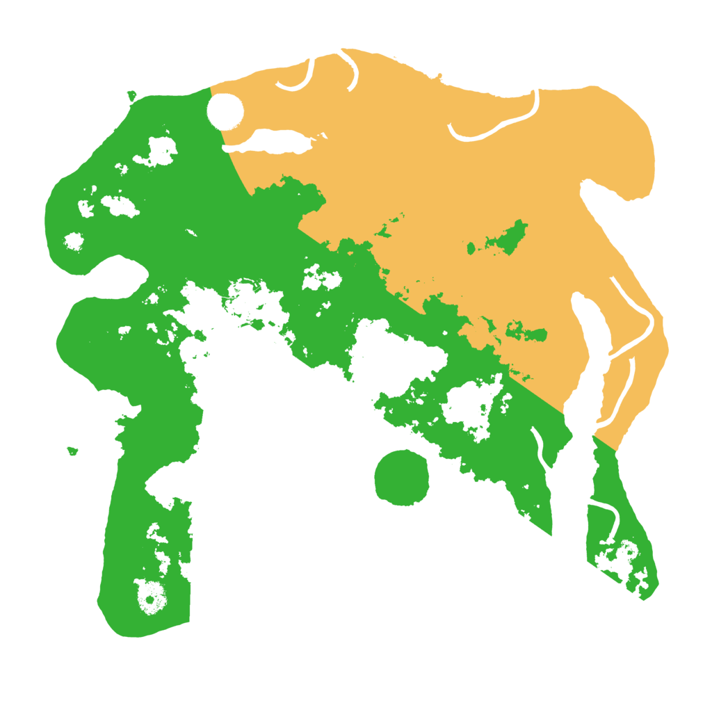 Biome Rust Map: Procedural Map, Size: 3500, Seed: 6247