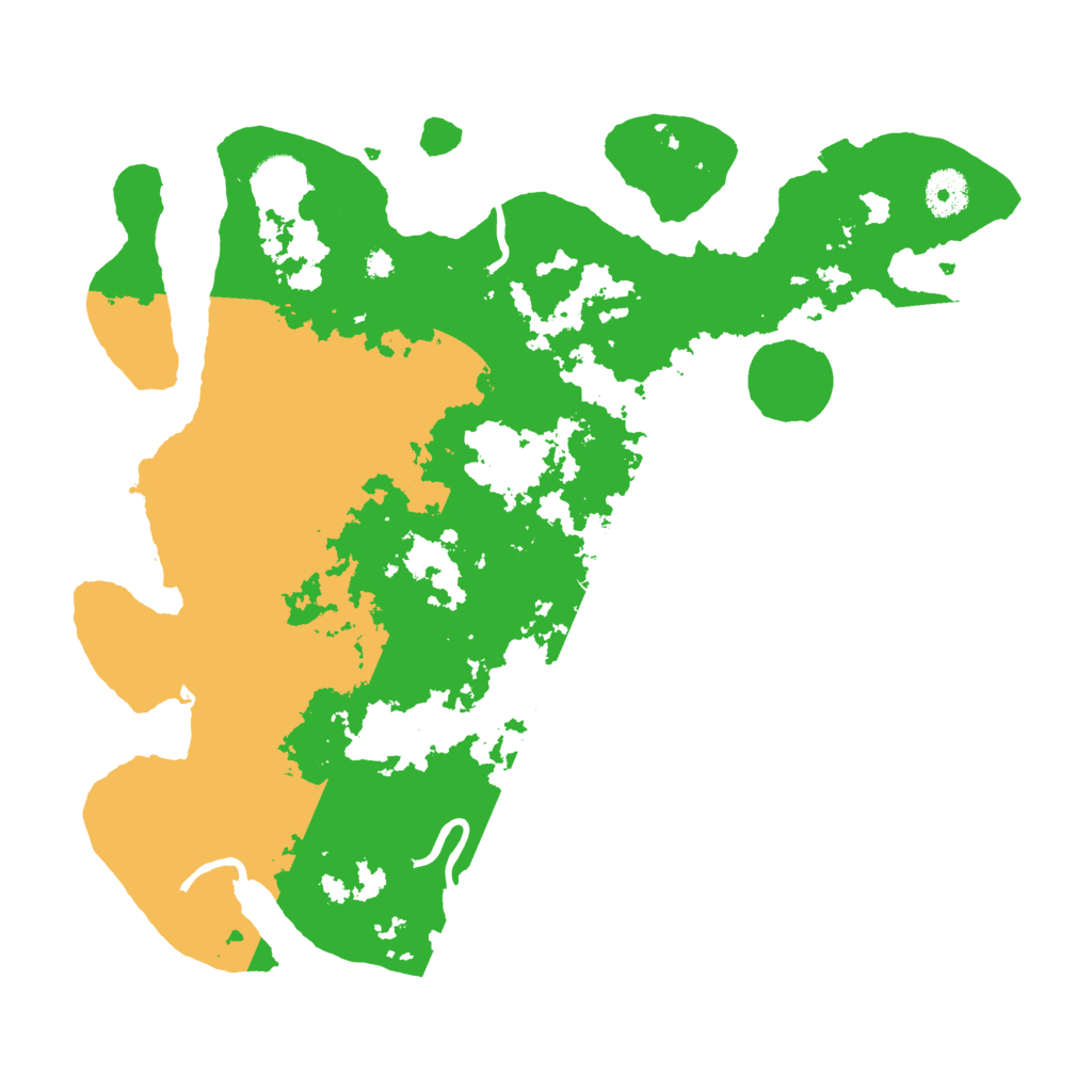 Biome Rust Map: Procedural Map, Size: 3600, Seed: 34875234