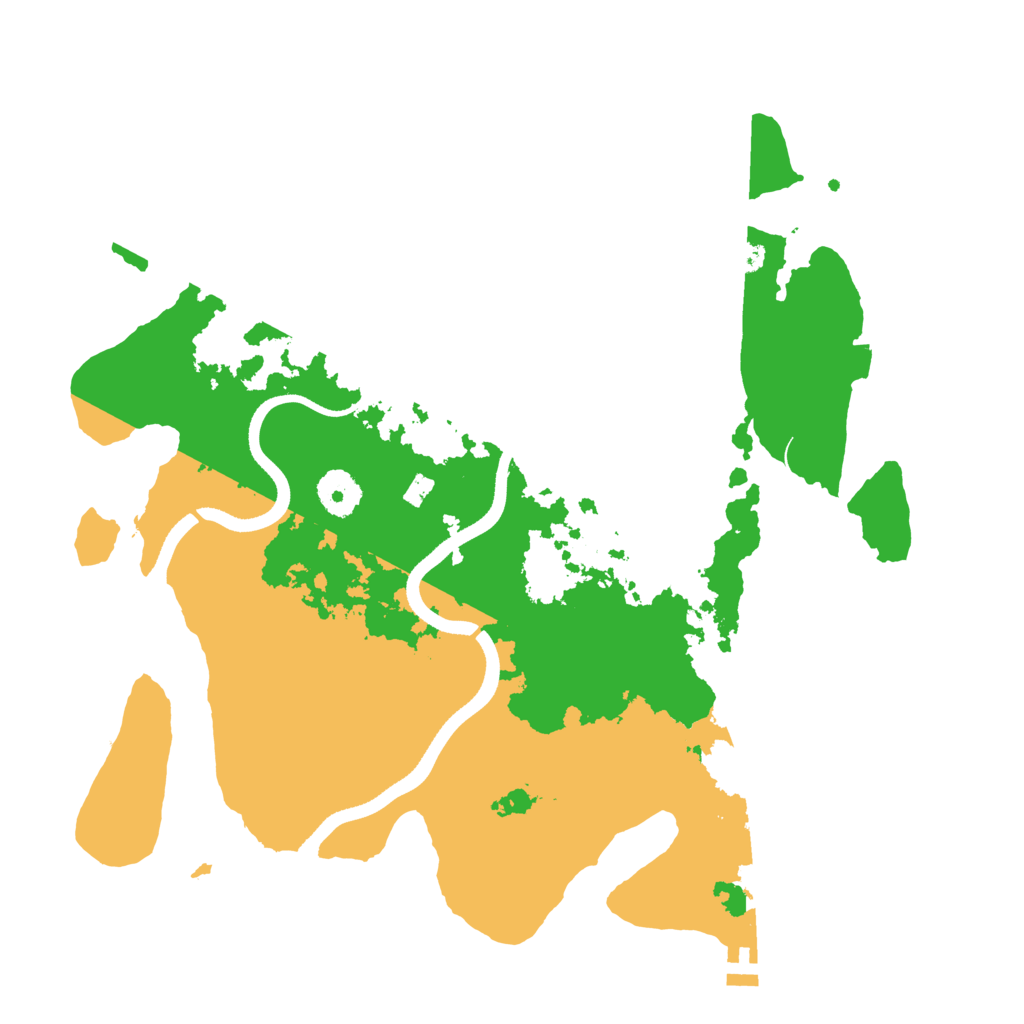 Biome Rust Map: Procedural Map, Size: 3500, Seed: 61513525