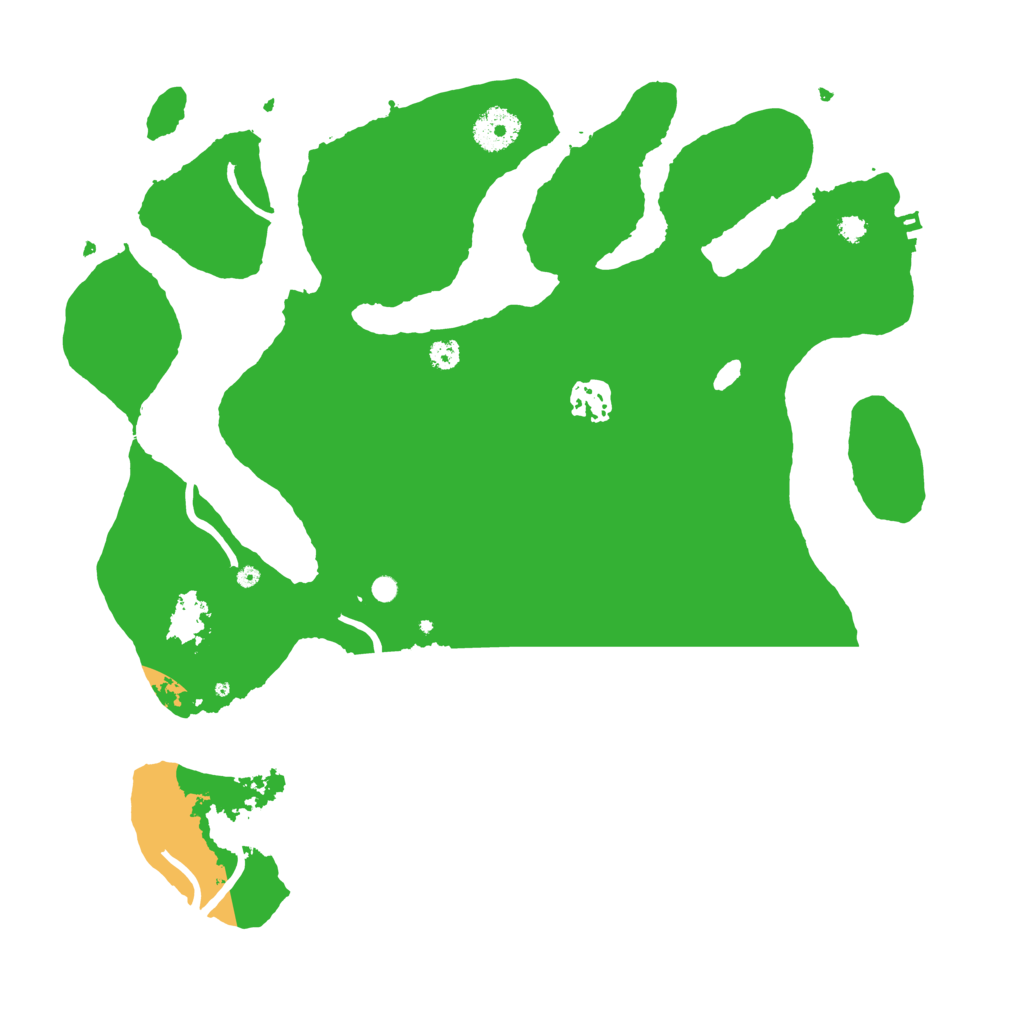 Biome Rust Map: Procedural Map, Size: 3500, Seed: 28226