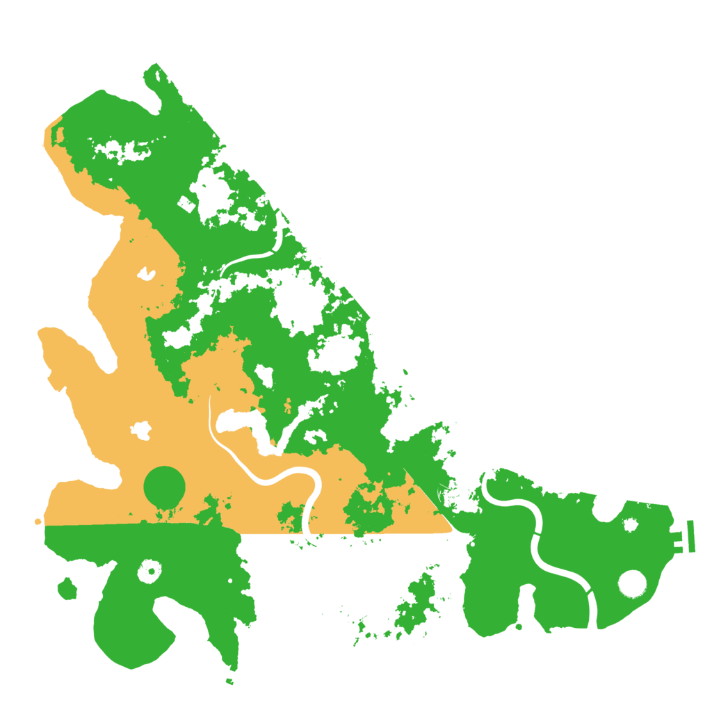 Biome Rust Map: Procedural Map, Size: 4500, Seed: 2124117882