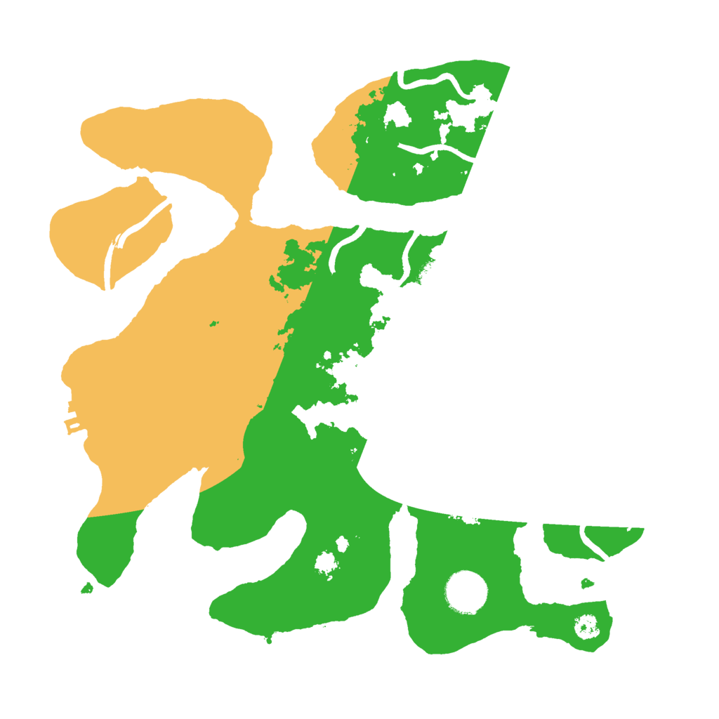 Biome Rust Map: Procedural Map, Size: 3000, Seed: 363500