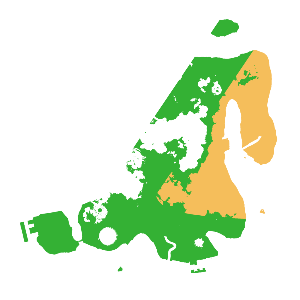 Biome Rust Map: Procedural Map, Size: 3000, Seed: 539327