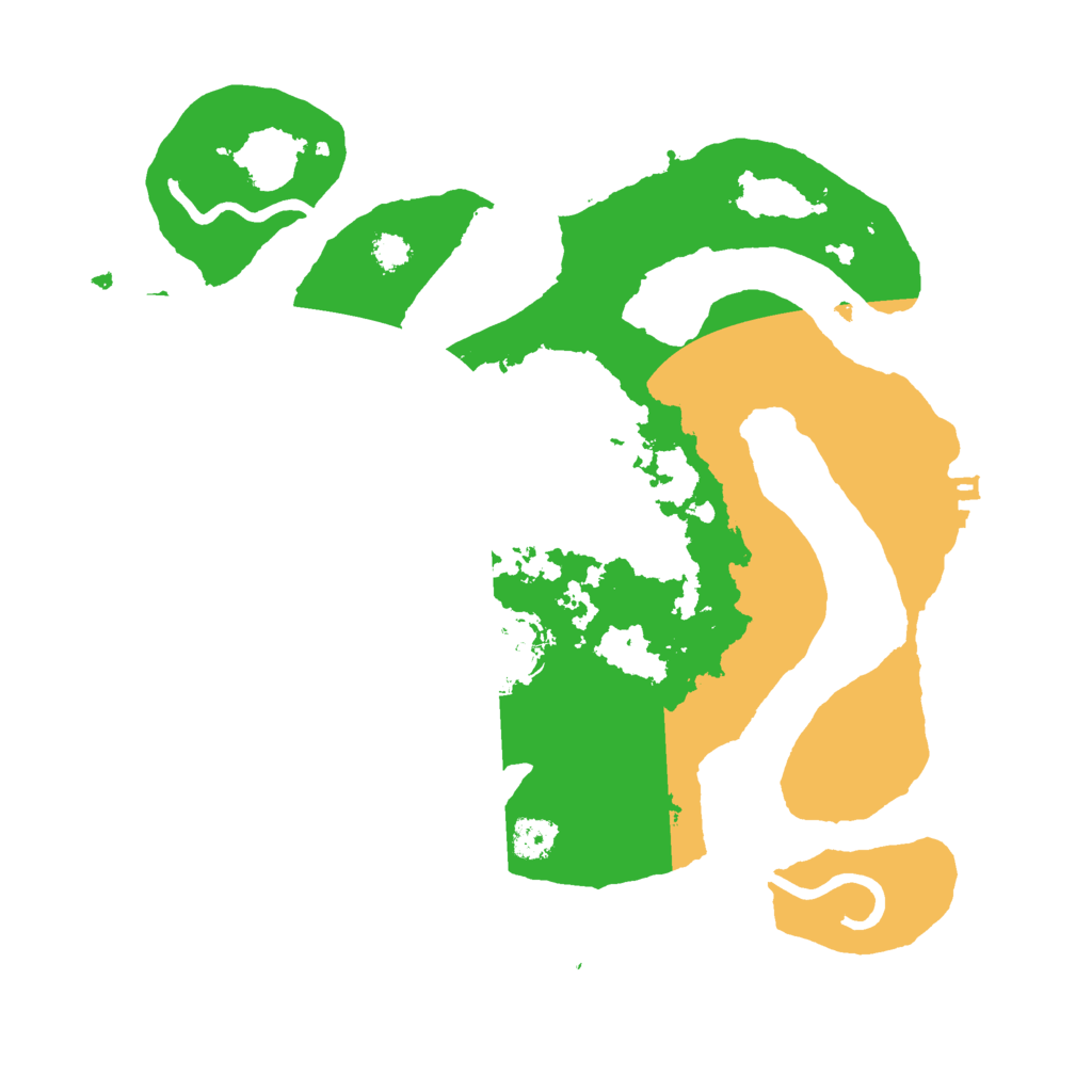 Biome Rust Map: Procedural Map, Size: 2800, Seed: 217867