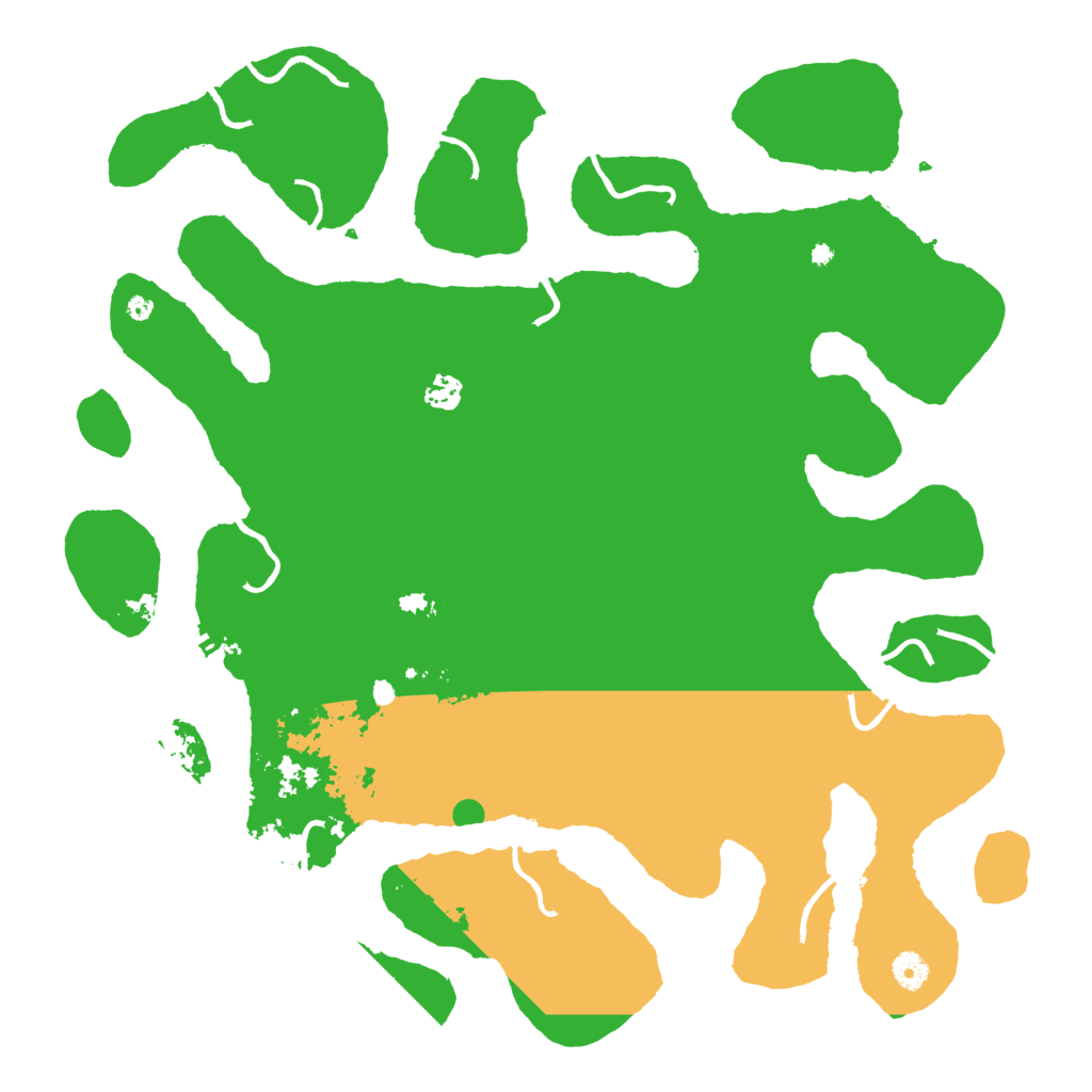 Biome Rust Map: Procedural Map, Size: 4500, Seed: 480653