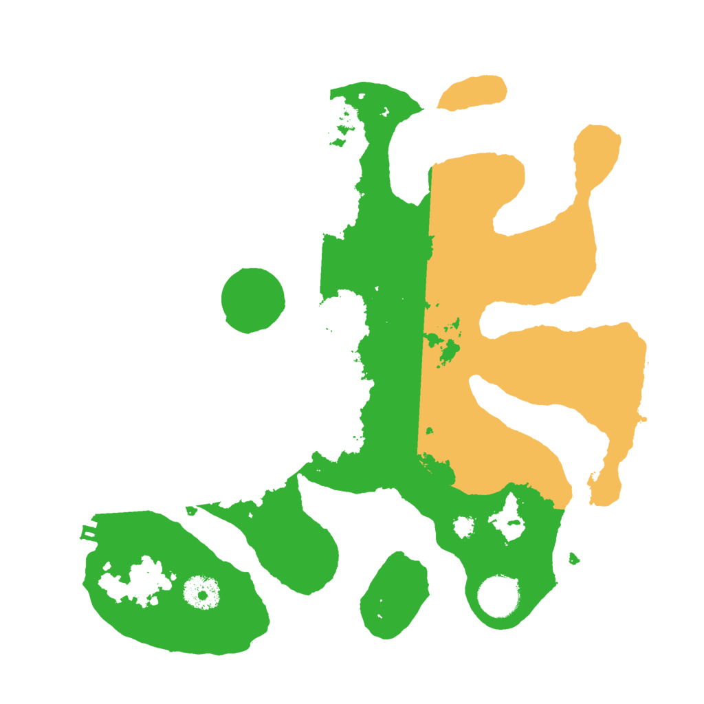 Biome Rust Map: Procedural Map, Size: 3000, Seed: 121454