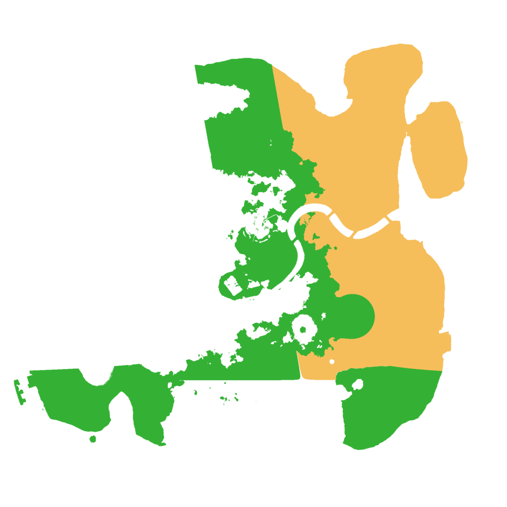 Biome Rust Map: Procedural Map, Size: 3000, Seed: 495951