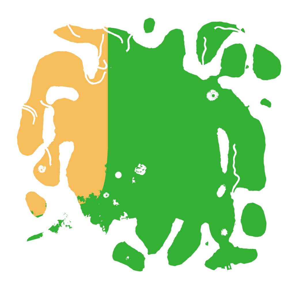 Biome Rust Map: Procedural Map, Size: 4000, Seed: 4354357