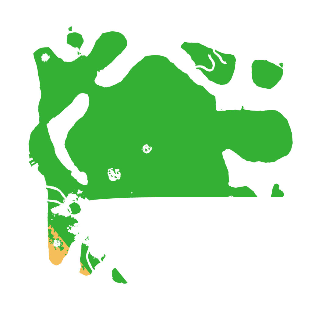 Biome Rust Map: Procedural Map, Size: 3500, Seed: 855141557