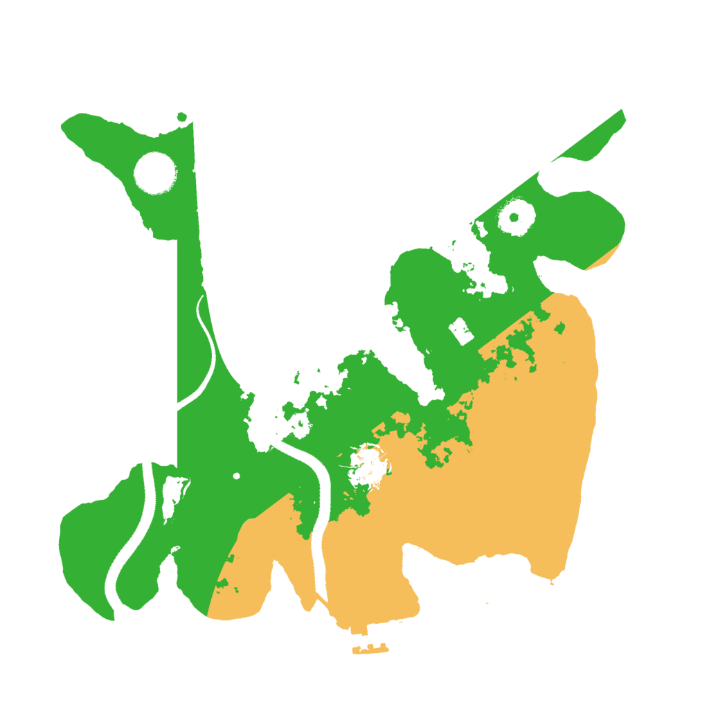 Biome Rust Map: Procedural Map, Size: 3000, Seed: 446176