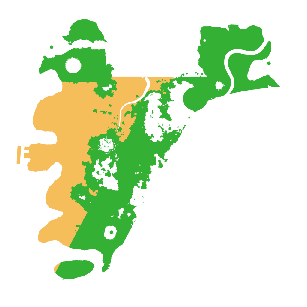 Biome Rust Map: Procedural Map, Size: 3500, Seed: 259463832