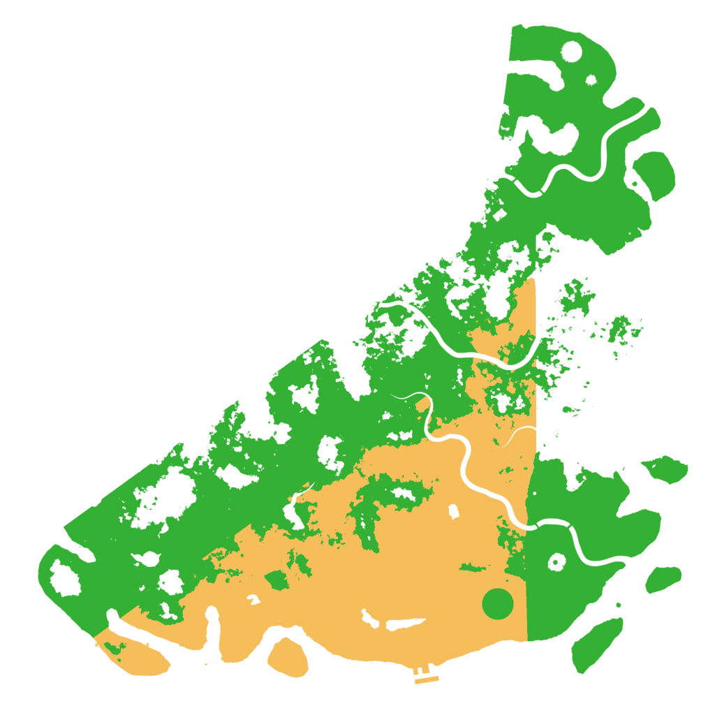 Biome Rust Map: Procedural Map, Size: 6000, Seed: 6753