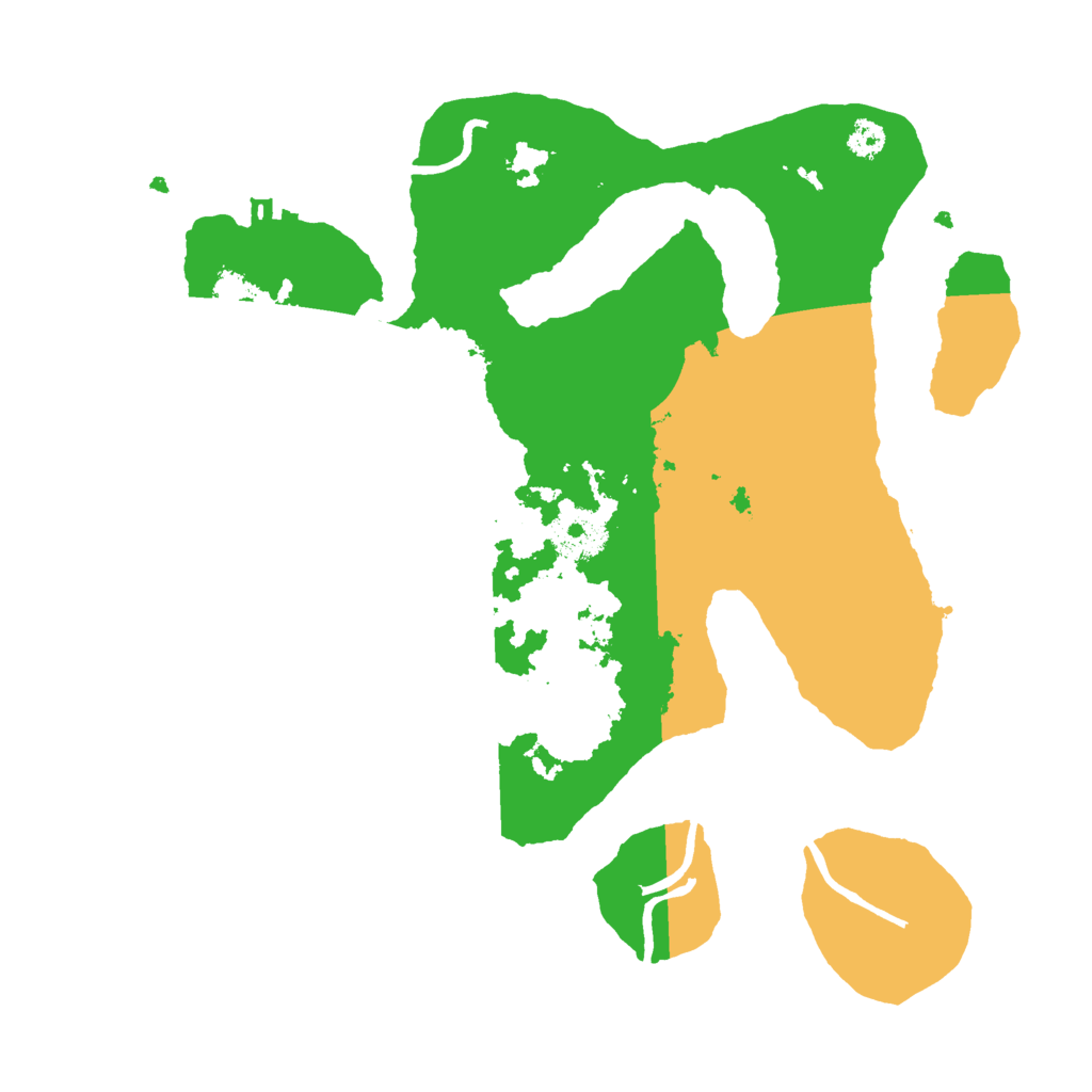 Biome Rust Map: Procedural Map, Size: 3000, Seed: 1594543446