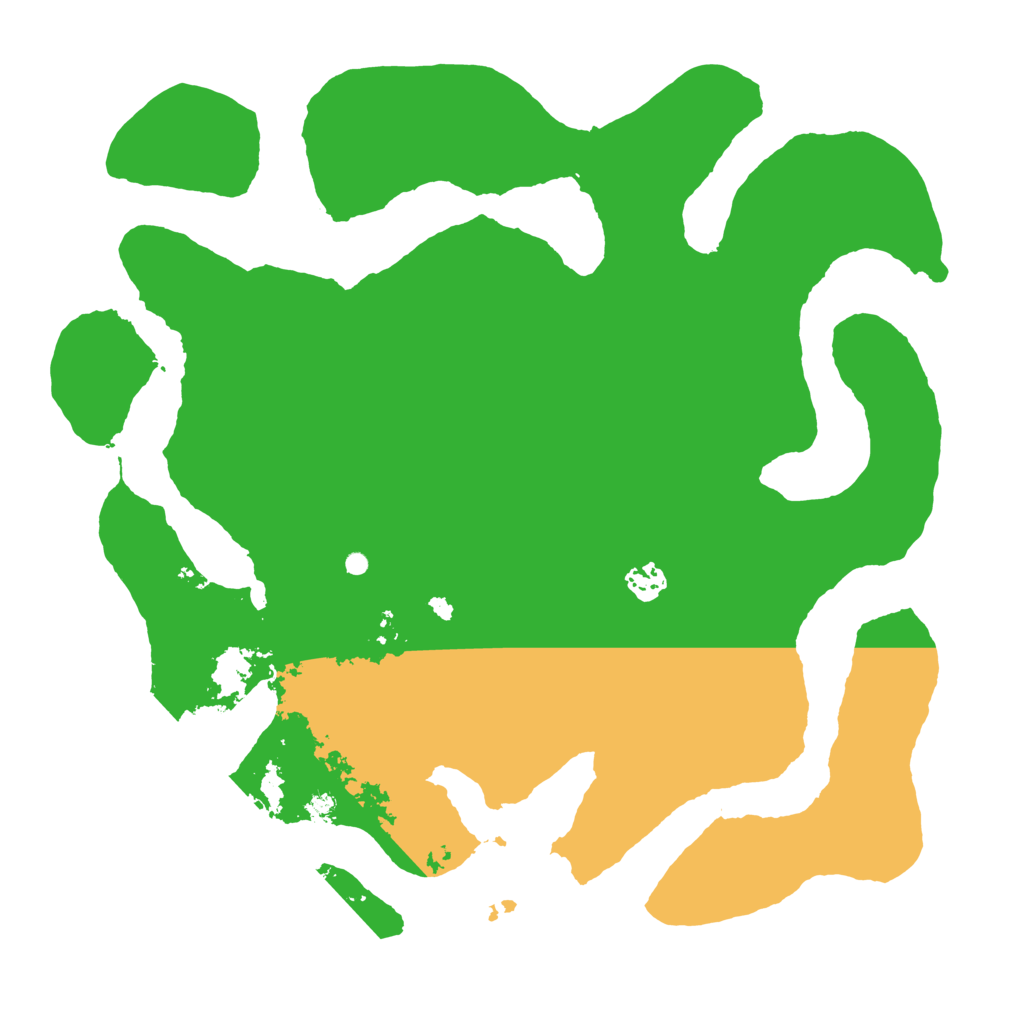 Biome Rust Map: Barren, Size: 4000, Seed: 5395