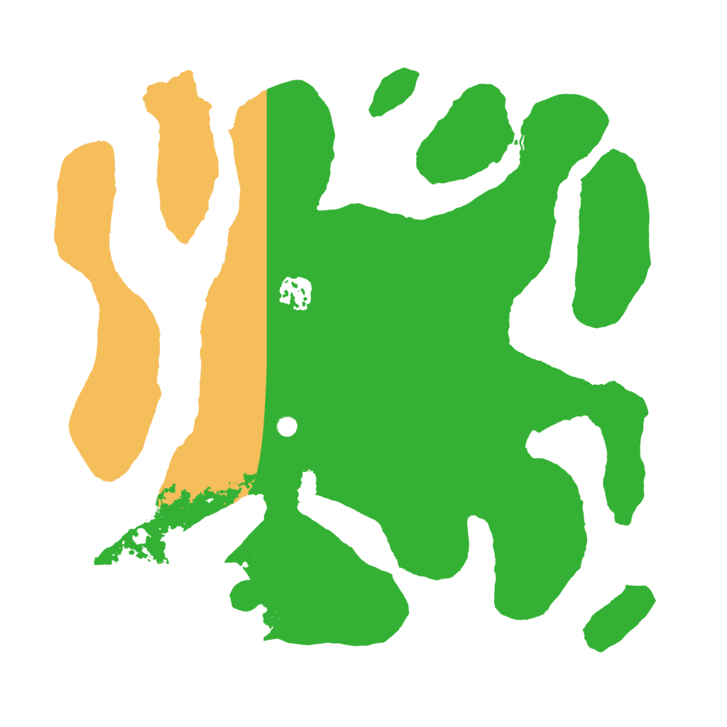 Biome Rust Map: Barren, Size: 3200, Seed: 1096277576