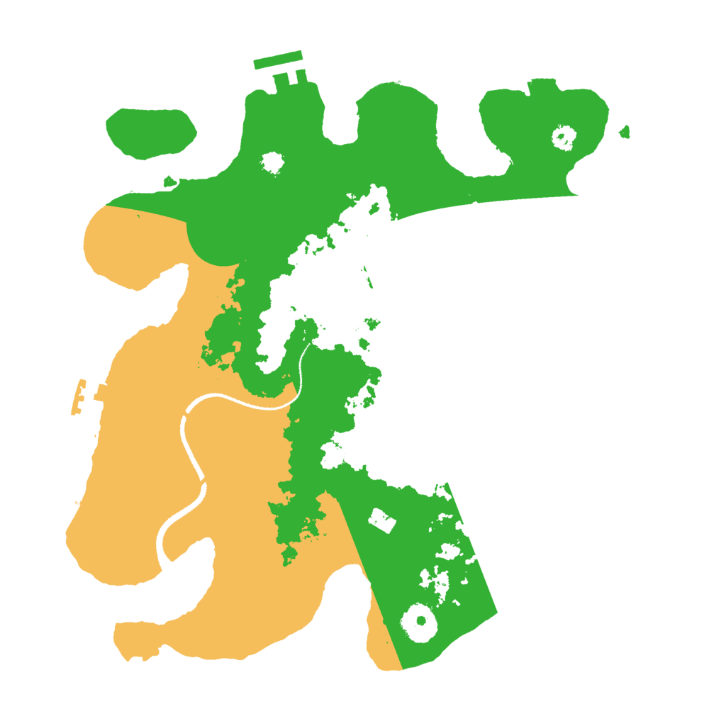 Biome Rust Map: Procedural Map, Size: 3000, Seed: 51265658