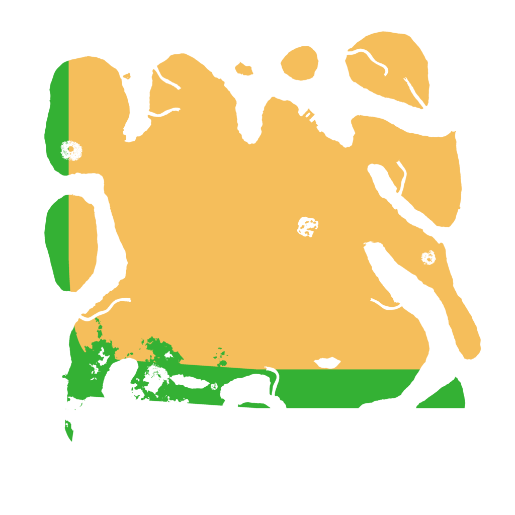 Biome Rust Map: Procedural Map, Size: 3700, Seed: 373619316