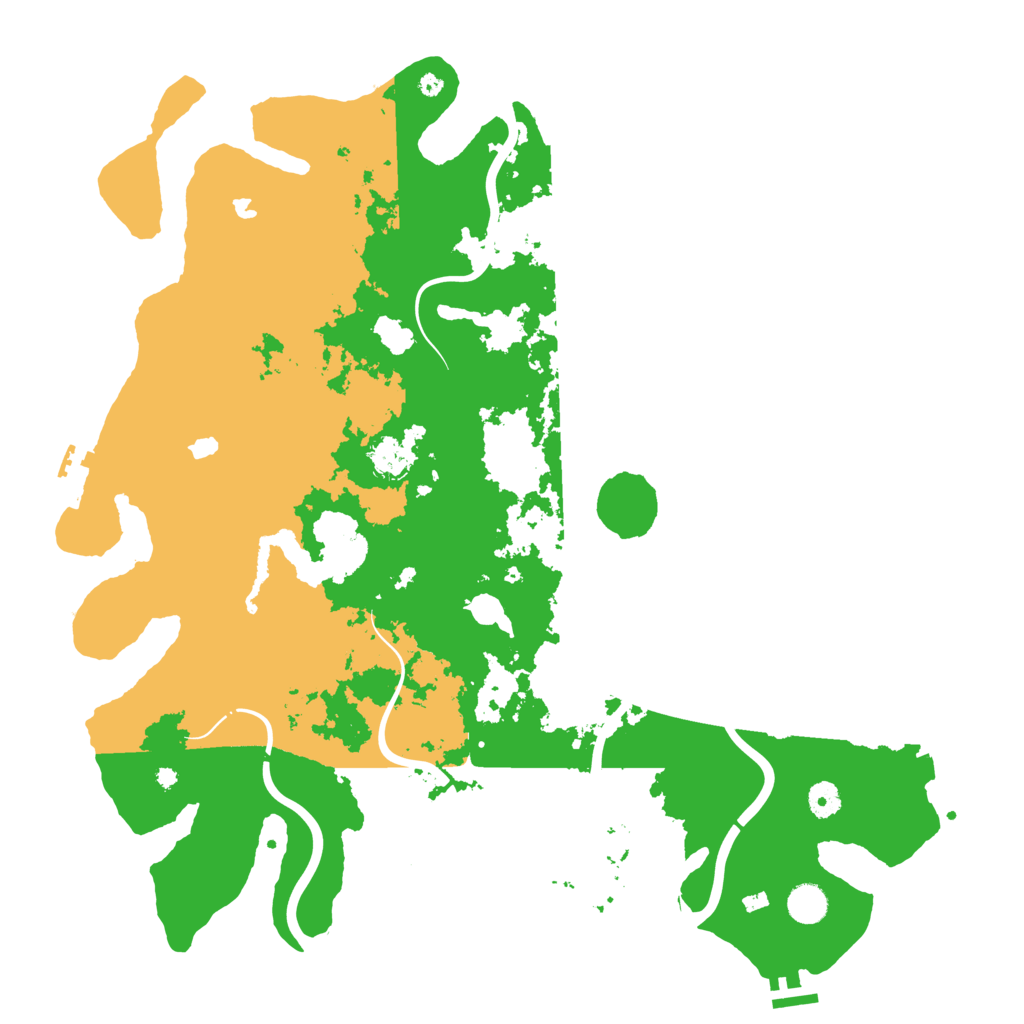 Biome Rust Map: Procedural Map, Size: 4500, Seed: 112725990