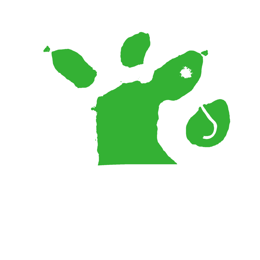 Biome Rust Map: Procedural Map, Size: 2000, Seed: 233837