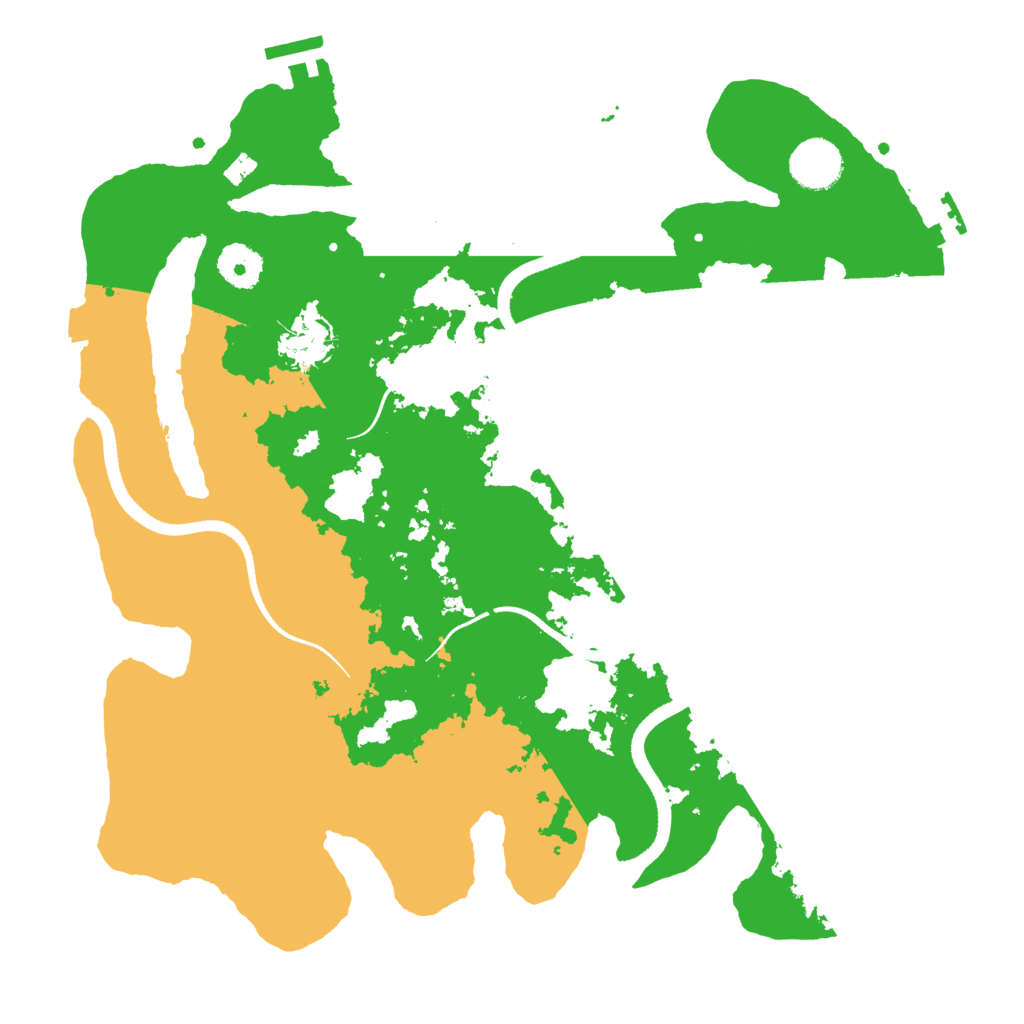 Biome Rust Map: Procedural Map, Size: 3500, Seed: 2346578